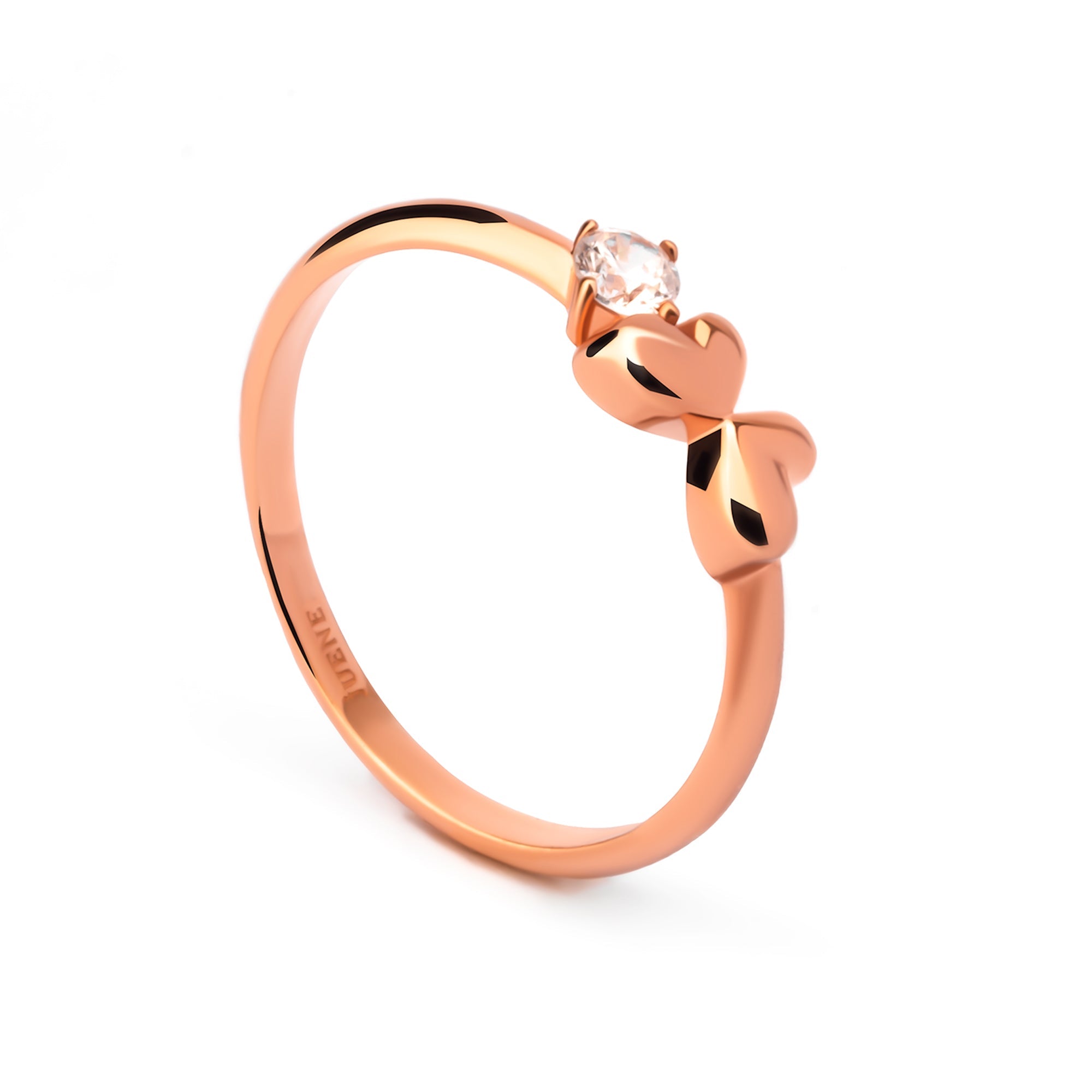Cincin Emas 8k - Valia Gold Ring - tally Collection - Juene Jewelry - Juene Jewelry