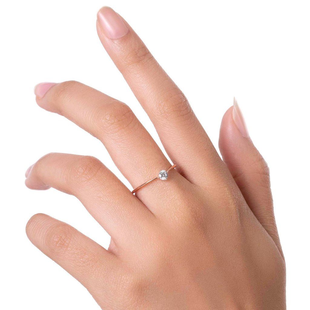 Cincin Emas 8K - Vouca Gold Ring - Brianeta Collection - Juene Jewelry - Juene Jewelry