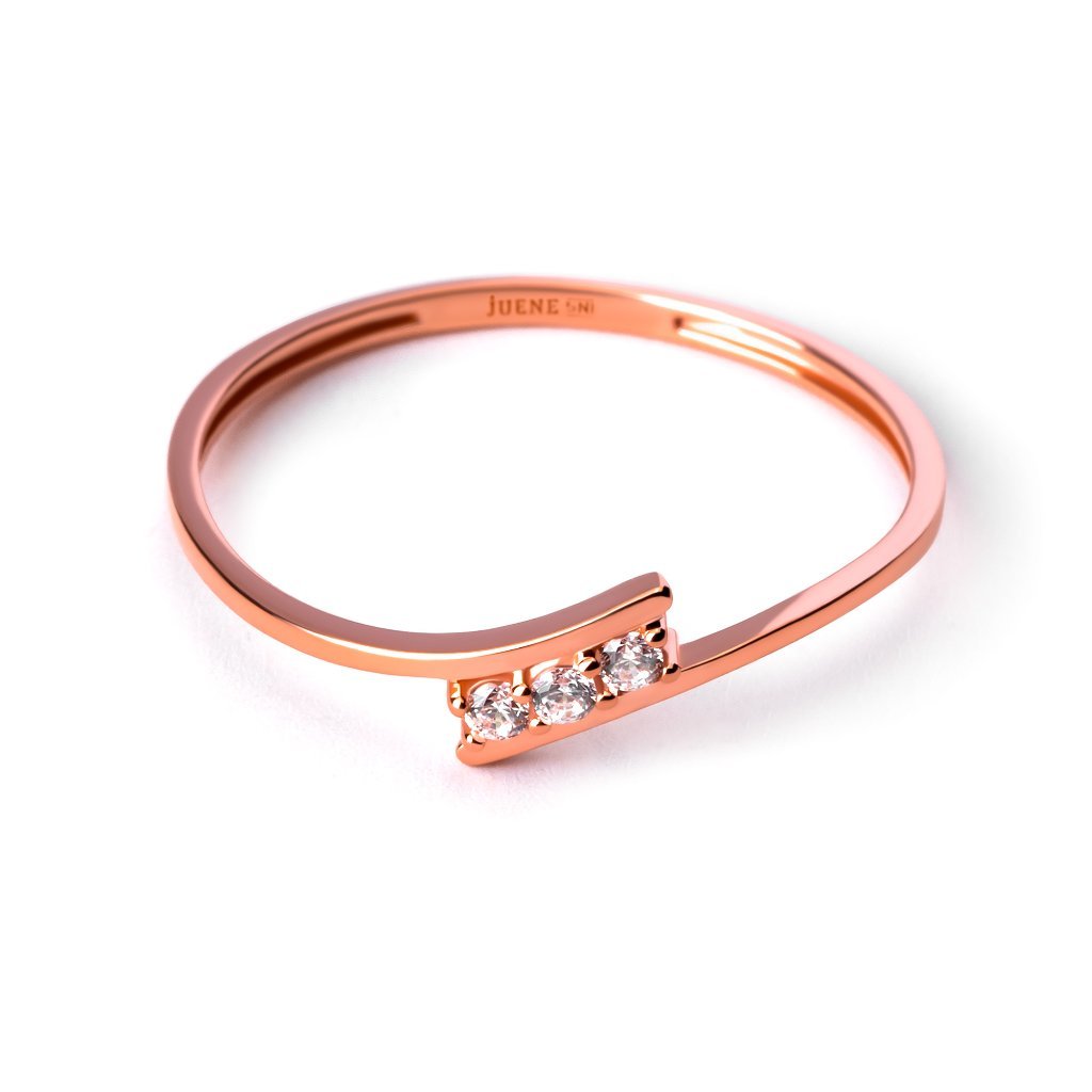 Cincin Emas 8K - Xena Gold Ring 01 - Terra Collection - Juene Jewelry - Juene