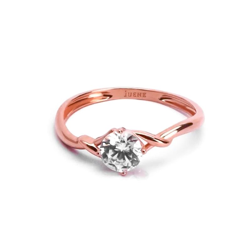 Cincin Emas Solitaire 8K - Fey Gold Ring - Terra Collection - Juene Jewelry - Juene