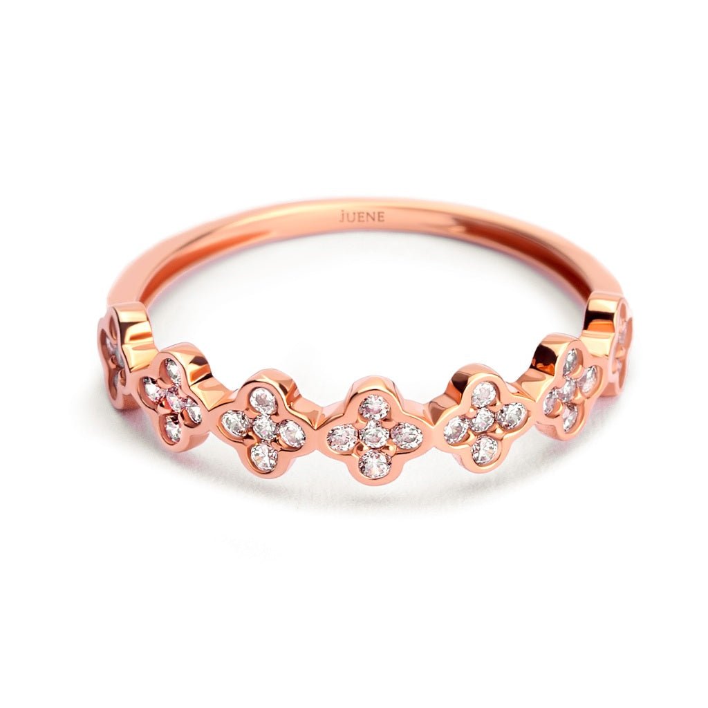 Cincin Serut Emas 7k - Dalia Gold Ring - Avelia Collection - Juene Jewelry - Juene