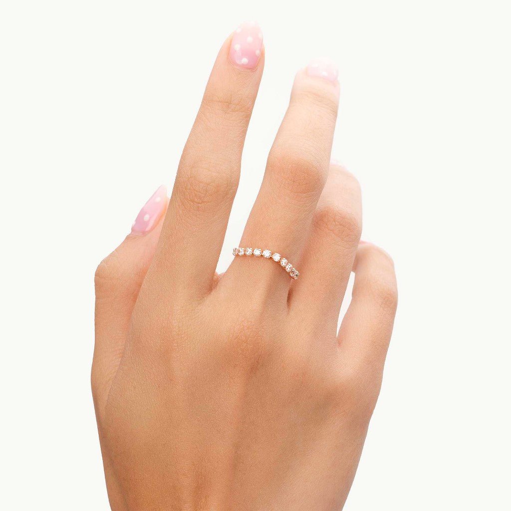 Cincin Serut Emas 7k - Flexi Gold Ring - Luxxe 01 Collection - Juene Jewelry - Juene