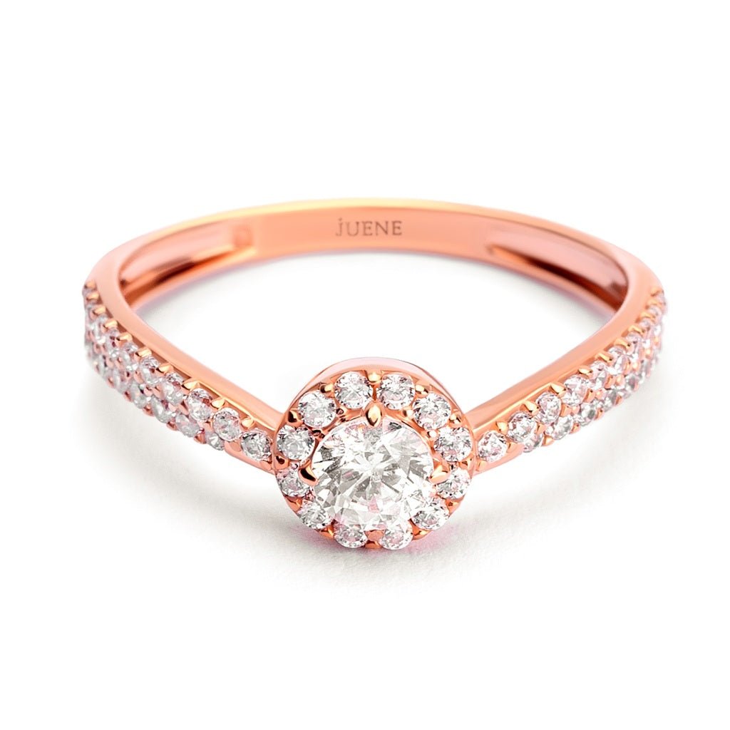 Cincin Serut Emas 7k - Reva Gold Ring - Avelia Collection - Juene Jewelry - Juene