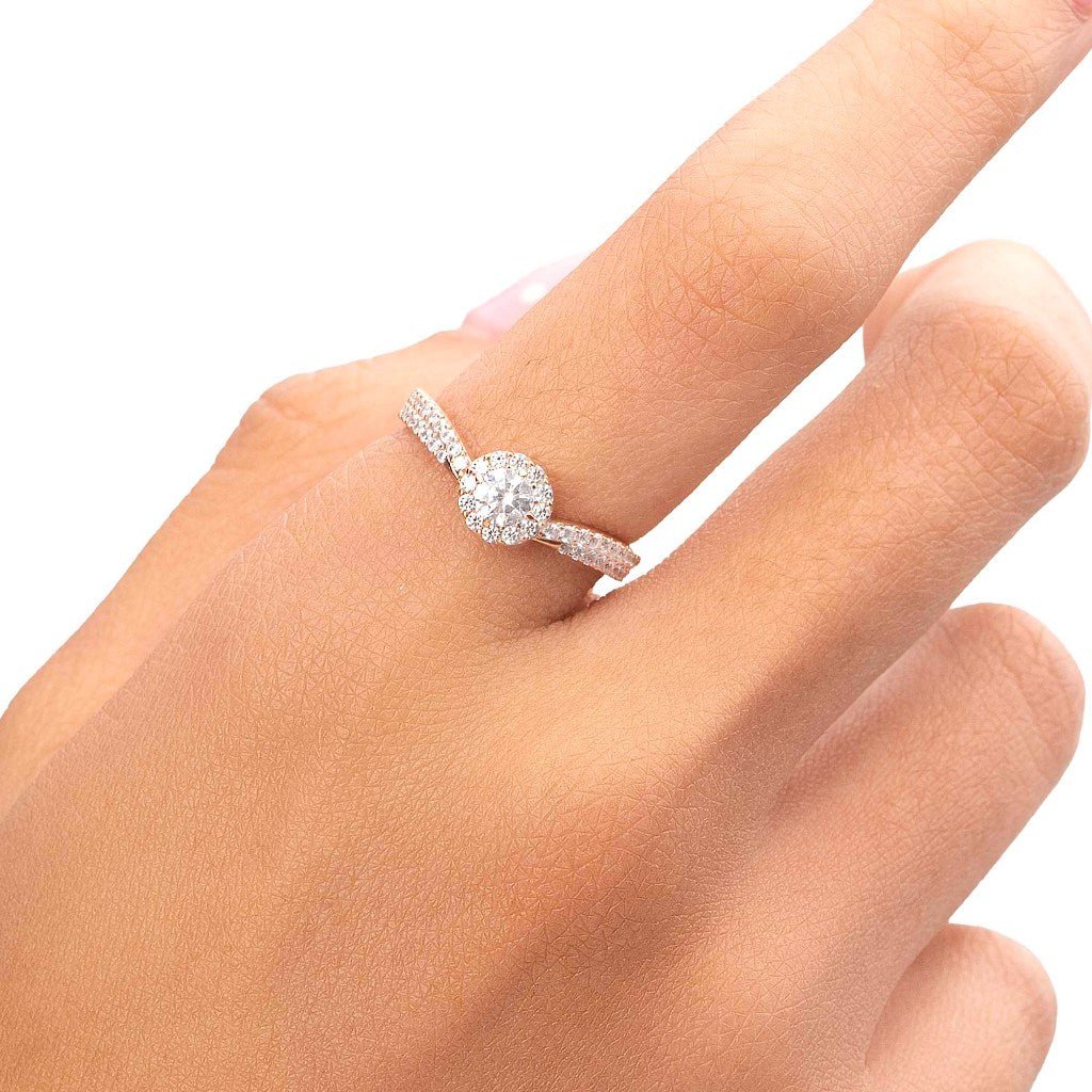 Cincin Serut Emas 7k - Reva Gold Ring - Avelia Collection - Juene Jewelry - Juene