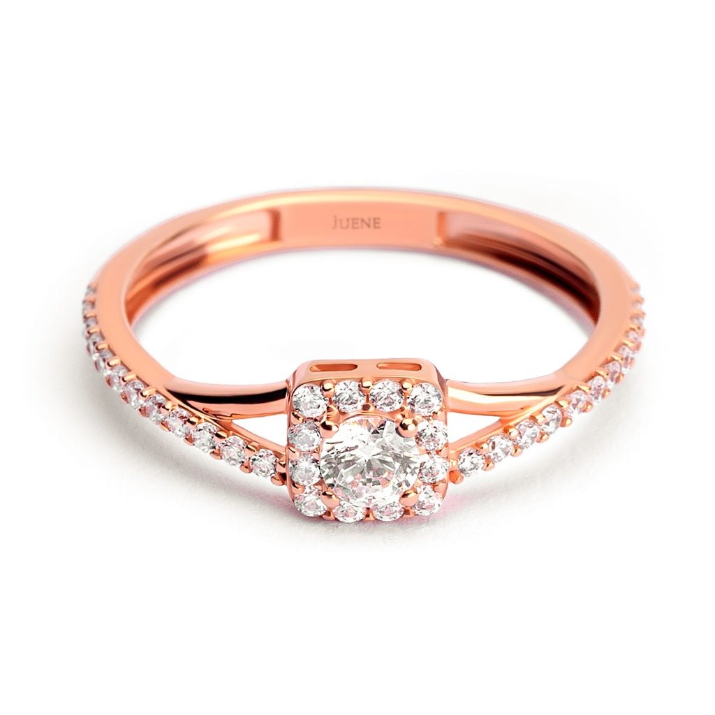Cincin Serut Emas 7k - Senti Gold Ring - Avelia Collection - Juene Jewelry - Juene