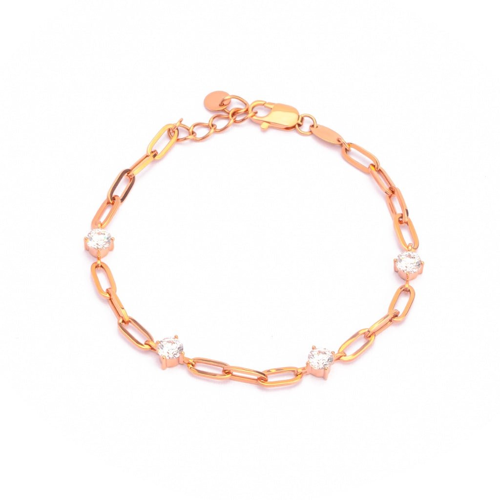 Gelang Emas 7k - Adisa Gold Bracelet - Alaina Collection - Juene Jewelry - Juene