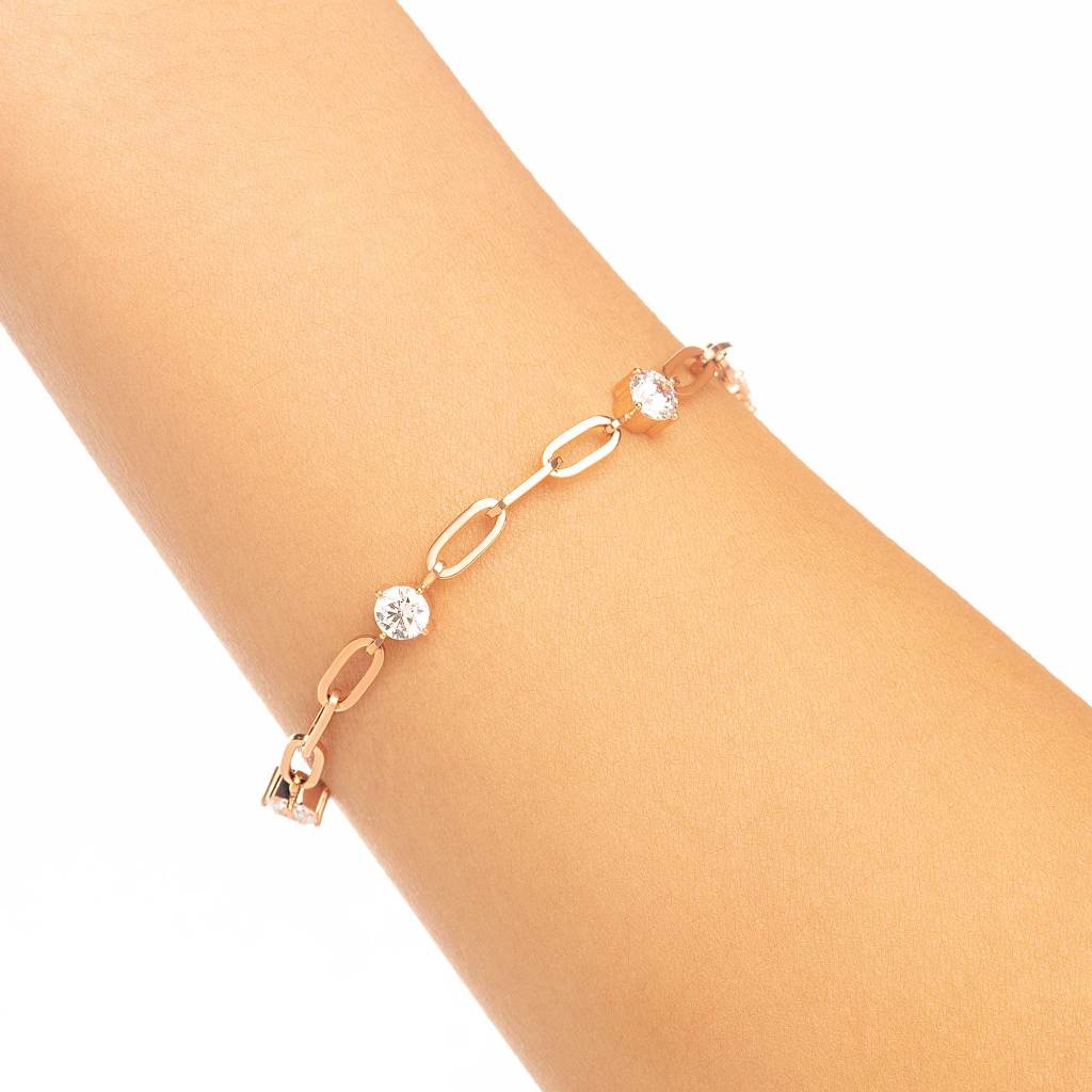 Gelang Emas 7k - Adisa Gold Bracelet - Alaina Collection - Juene Jewelry - Juene