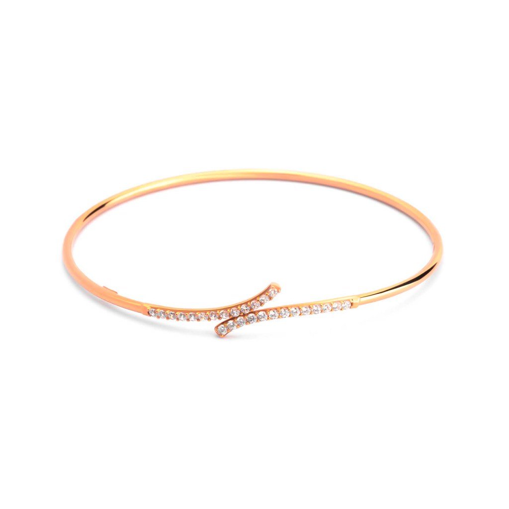 Gelang Emas 7k - Aila Gold Bangle - Adorn 03 Collection - Juene Jewelry - Juene