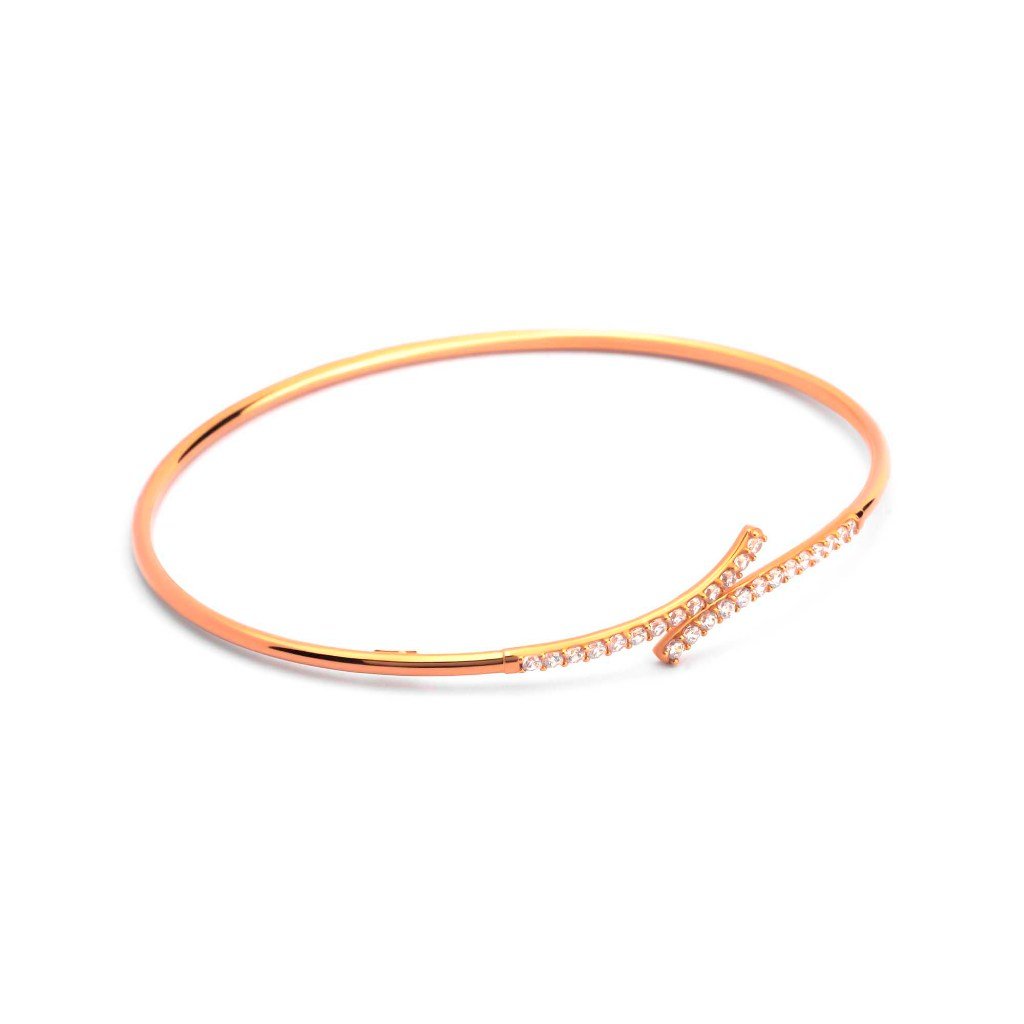 Gelang Emas 7k - Aila Gold Bangle - Adorn 03 Collection - Juene Jewelry - Juene