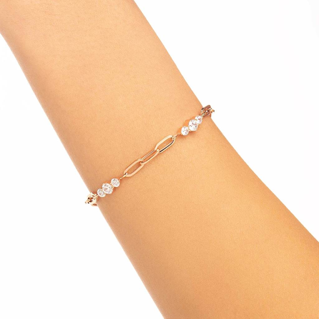 Gelang Emas 7k - Aisha Gold Bracelet - Alaina Collection - Juene Jewelry - Juene