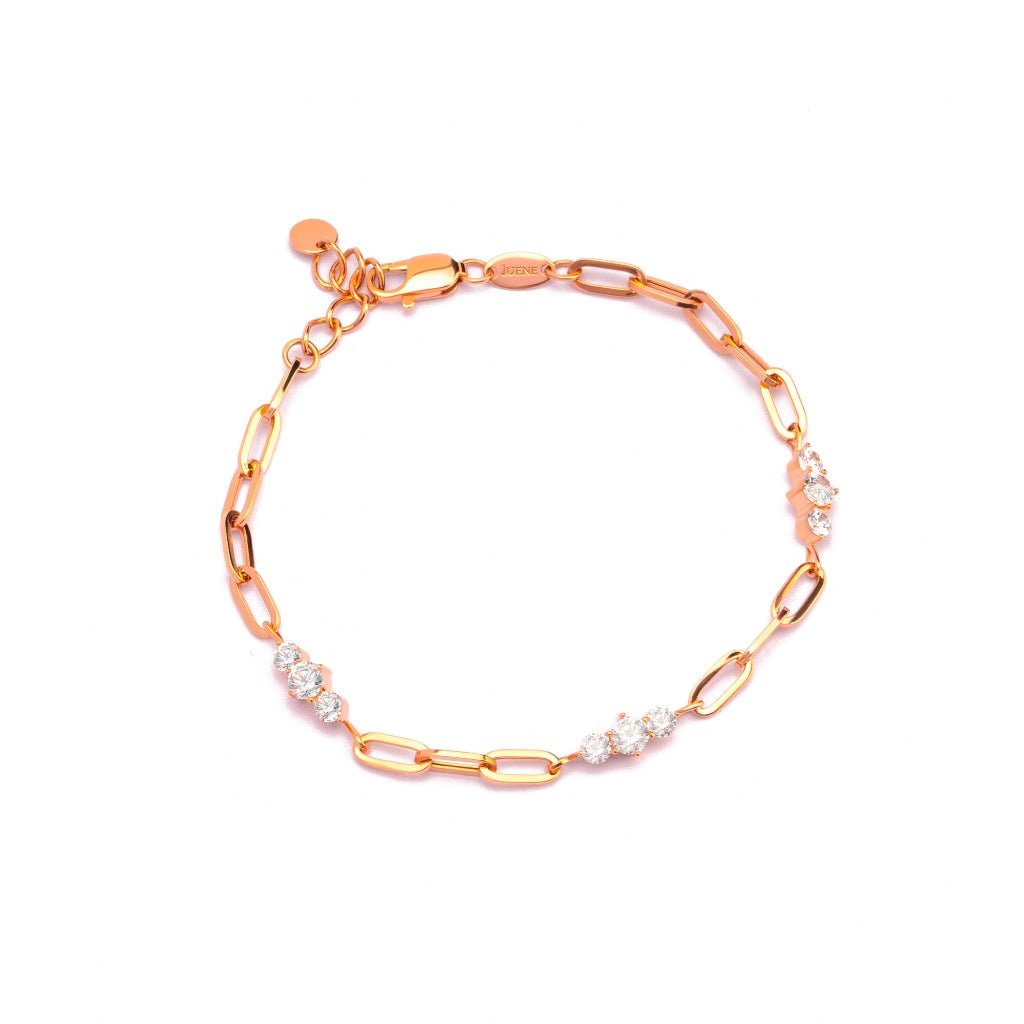 Gelang Emas 7k - Aisha Gold Bracelet - Alaina Collection - Juene Jewelry - Juene