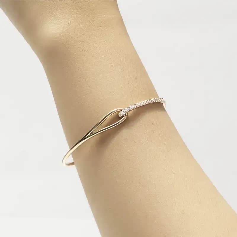 Gelang Emas 7k - Alta Gold Bangle - Luxxe 03 Collection - Juene Jewelry - Juene