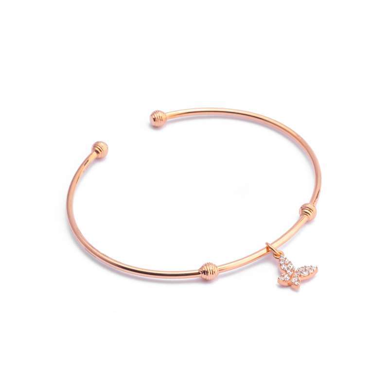 Gelang Emas 7k - Asha Gold Bangle - Treasure Collection - Juene Jewelry - Juene
