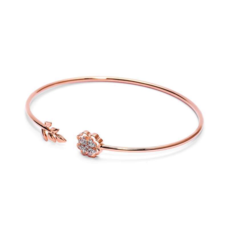 Gelang Emas 7k - Ashra Gold Bangle - Garden Collection - Juene Jewelry - Juene