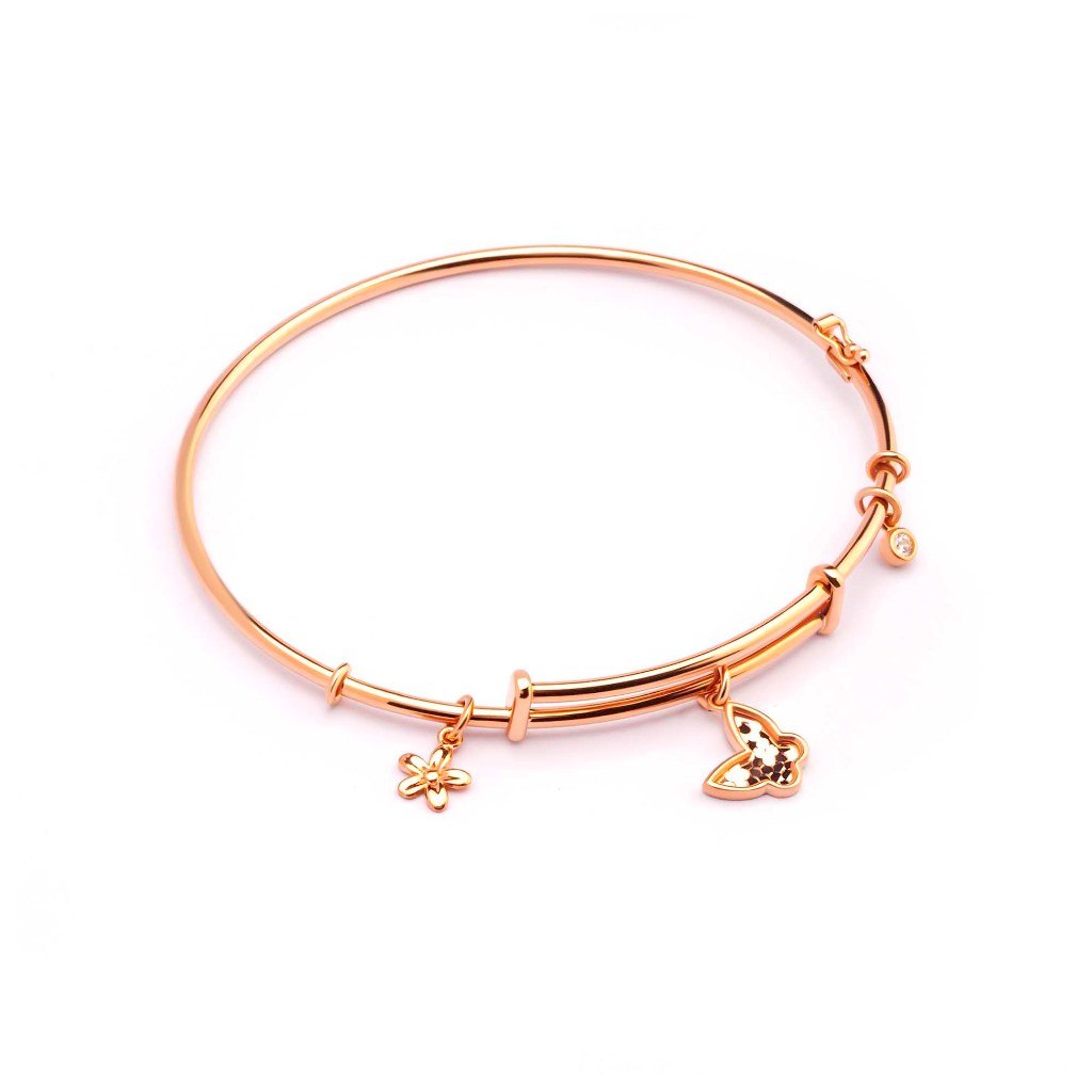 Gelang Emas 7k - Carla Gold Bangle - Adorn Collection - Juene Jewelry - Juene