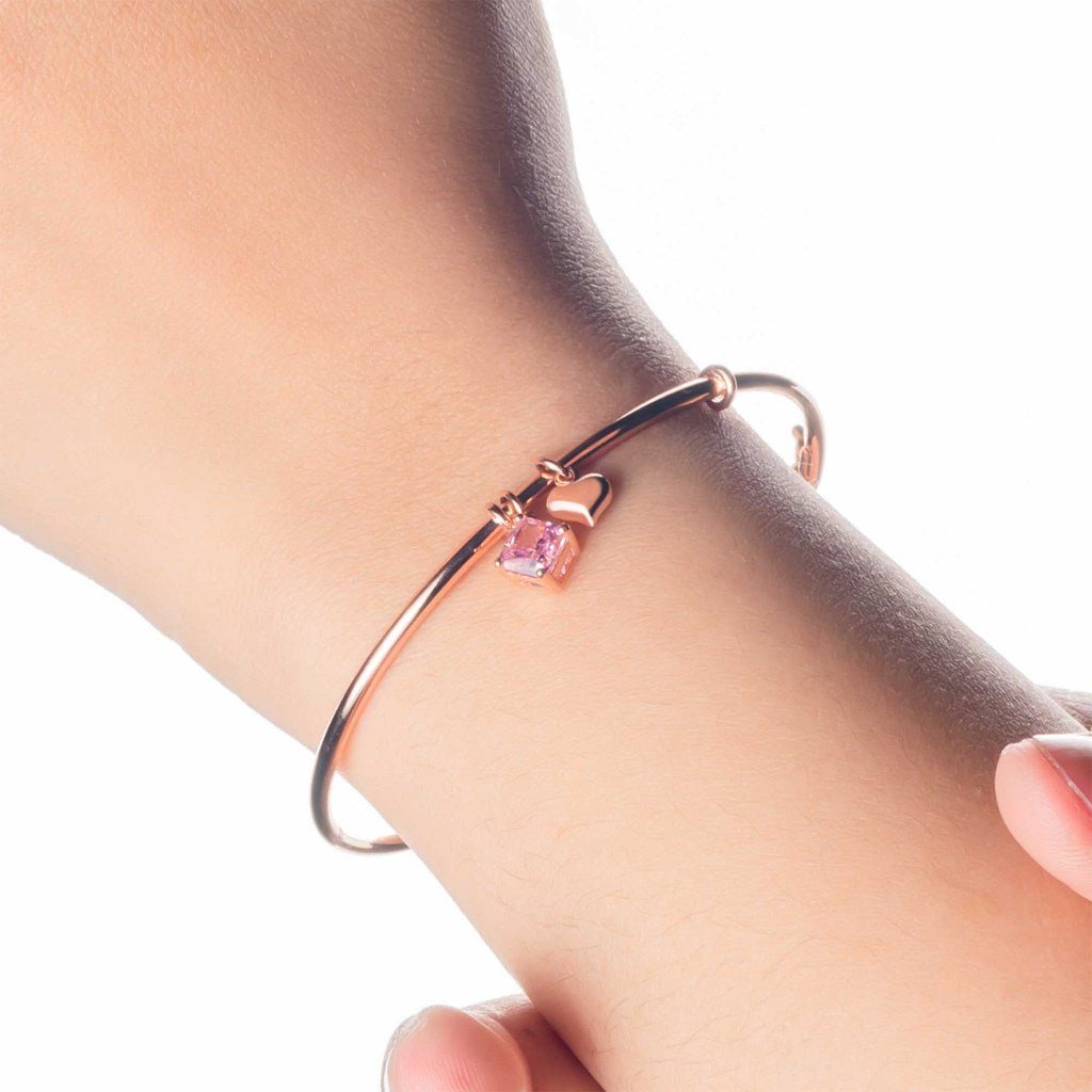 Gelang Emas 7k - Chintana Gold Bangle - Pinky Crush Collection - Juene Jewelry - Juene