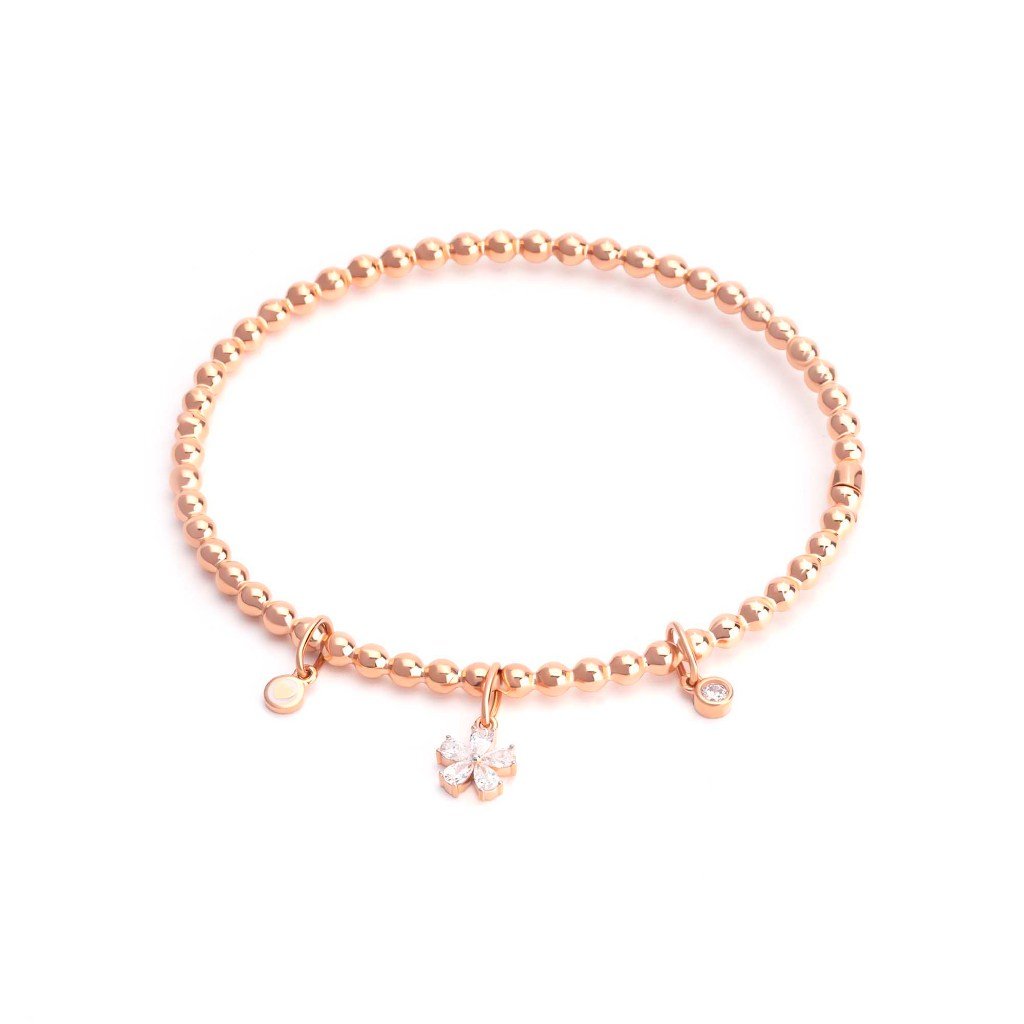 Gelang Emas 7k - Dorothy Gold Bangle - Dotsy Collection - Juene Jewelry - Juene