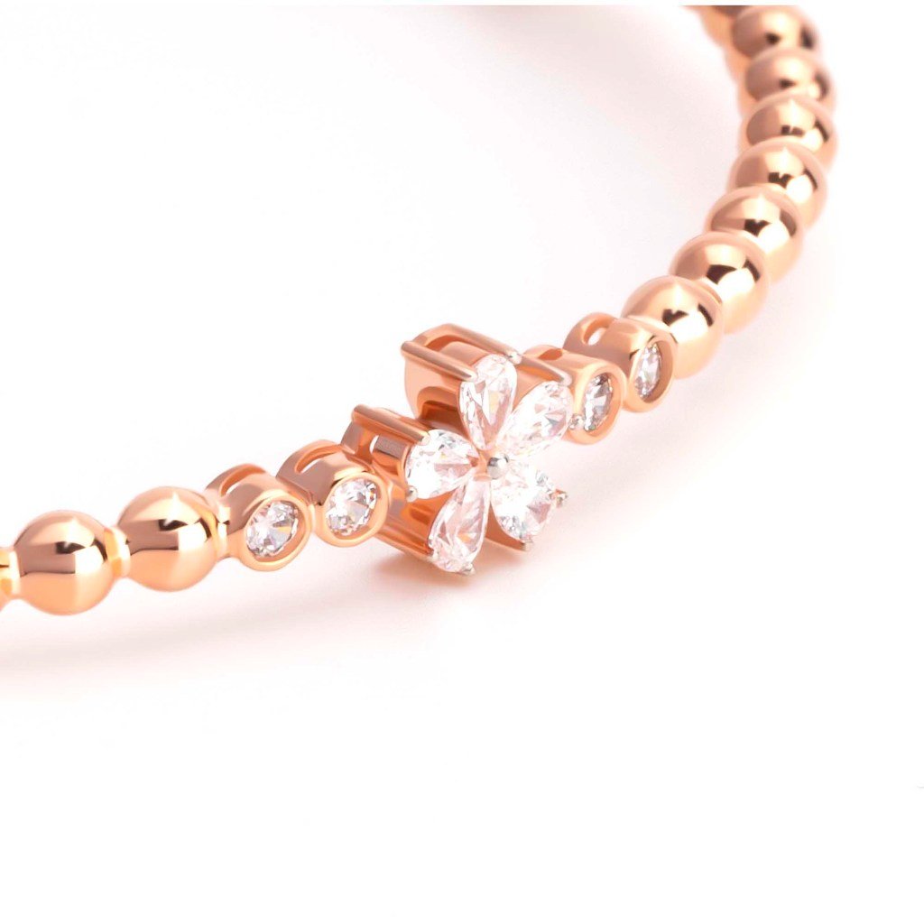 Gelang Emas 7k - Dotiva Gold Bangle - Dotsy Collection - Juene Jewelry - Juene