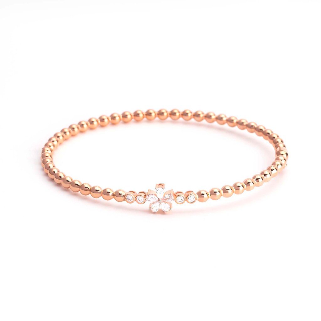 Gelang Emas 7k - Dotiva Gold Bangle - Dotsy Collection - Juene Jewelry - Juene