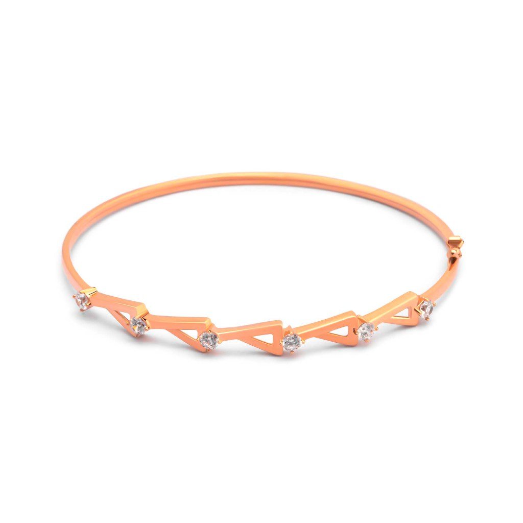 Gelang Emas 7k - Gusta Gold Bangle - Adorn 03 Collection - Juene Jewelry - Juene