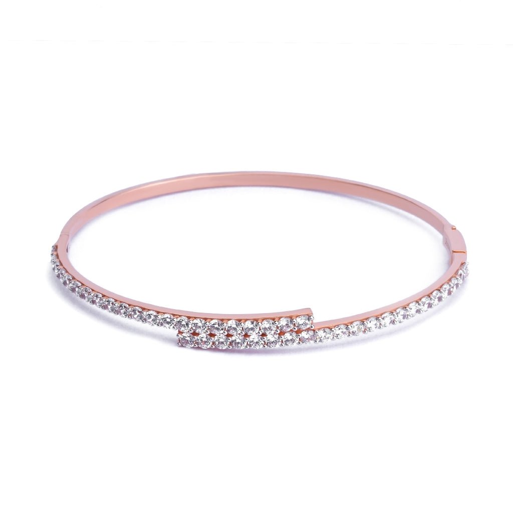 Gelang Emas 7k - Harper Gold Bangle - Dazzling Collection - Juene Jewelry - Juene