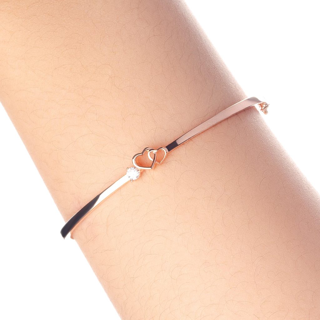 Gelang Emas 7k - Hera Gold Bangle - Treasure Collection - Juene Jewelry - Juene
