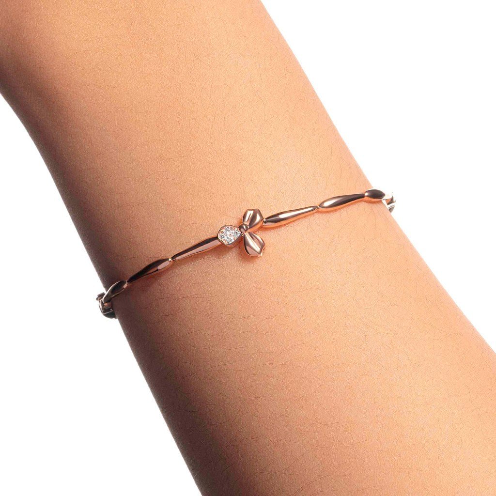 Gelang Emas 7k - Kana Gold Bangle - Armore Collection - Juene Jewelry - Juene