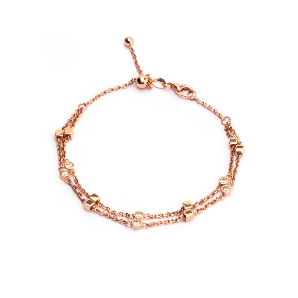 Gelang Emas 7k - Kika Gold Bracelet - Adorn 03 Collection - Juene Jewelry - Juene
