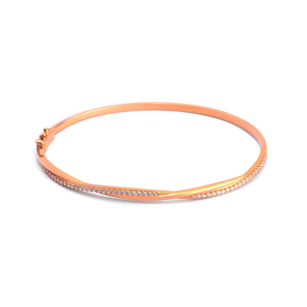 Gelang Emas 7k - Leon Gold Bangle - Velina Collection - Juene Jewelry - Juene