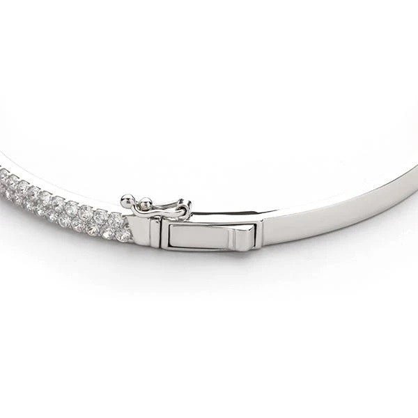 Gelang Emas 7k - Lifnie Gold Bangle 01 - Dazzling Juene Collection - Juene Jewelry
