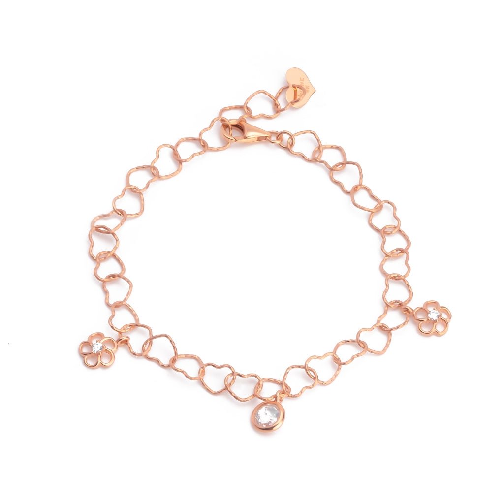 Gelang Emas 7k - Lovana Flower Gold Bracelet - Adorn Collection - Juene Jewelry - Juene