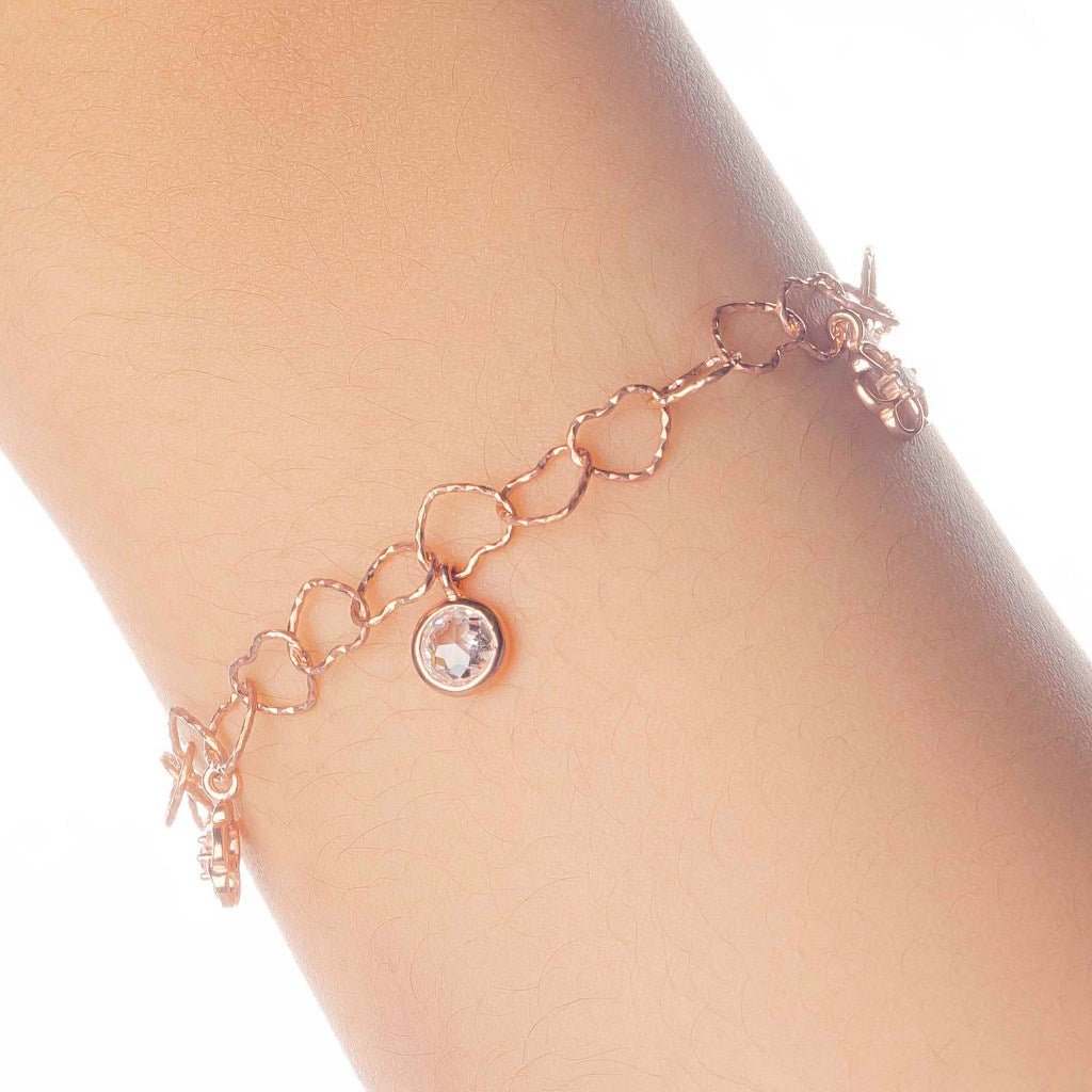 Gelang Emas 7k - Lovana Flower Gold Bracelet - Adorn Collection - Juene Jewelry - Juene