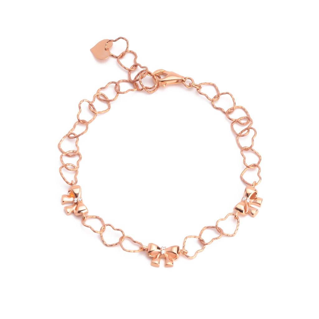 Gelang Emas 7k - Lovana Ribbon Gold Bracelet - Adorn Collection - Juene Jewelry - Juene