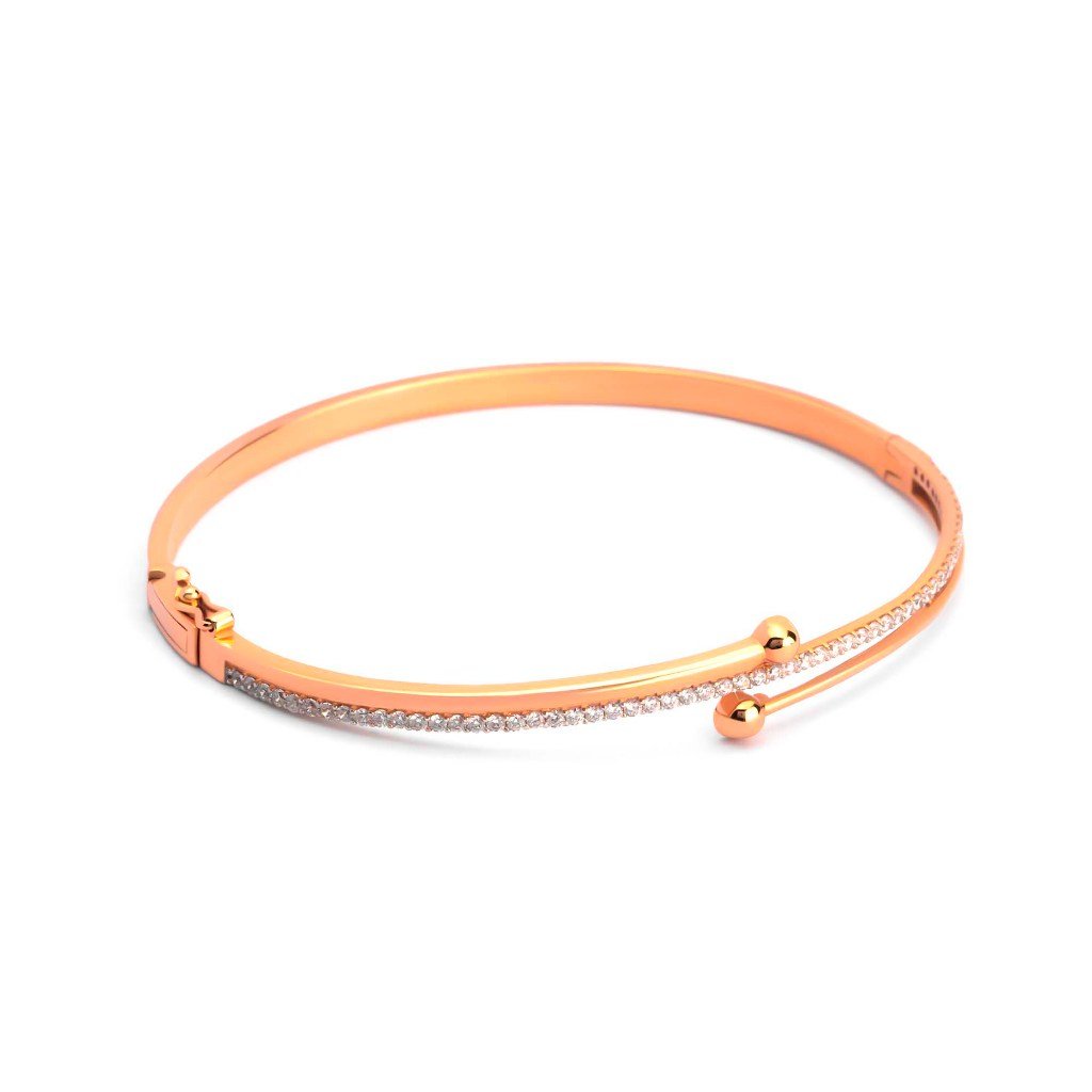 Gelang Emas 7k - Lula Gold Bangle - Adorn 03 Collection - Juene Jewelry - Juene