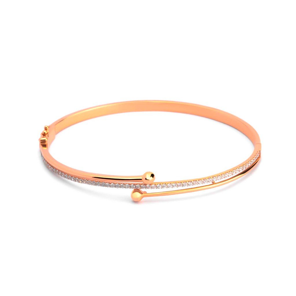 Gelang Emas 7k - Lula Gold Bangle - Adorn 03 Collection - Juene Jewelry - Juene