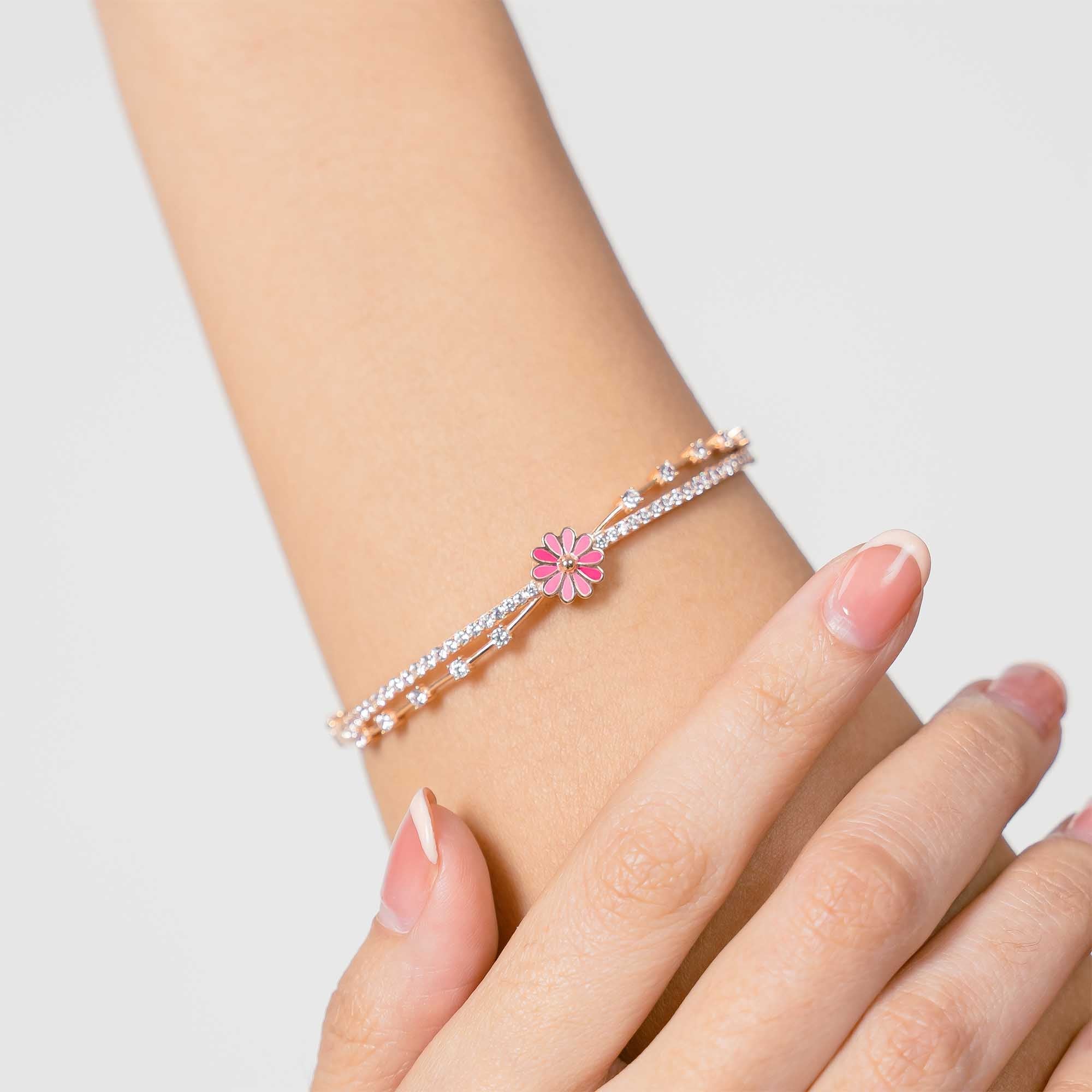 Gelang Emas 7k - Mica Gold Bangle - Cherish Collection - Juene Jewelry - Juene