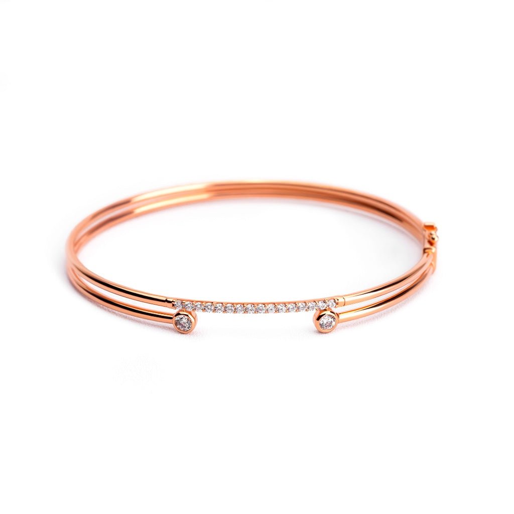 Gelang Emas 7k - Neira Gold Bangle - Luxxe 01 Collection - Juene Jewelry - Juene