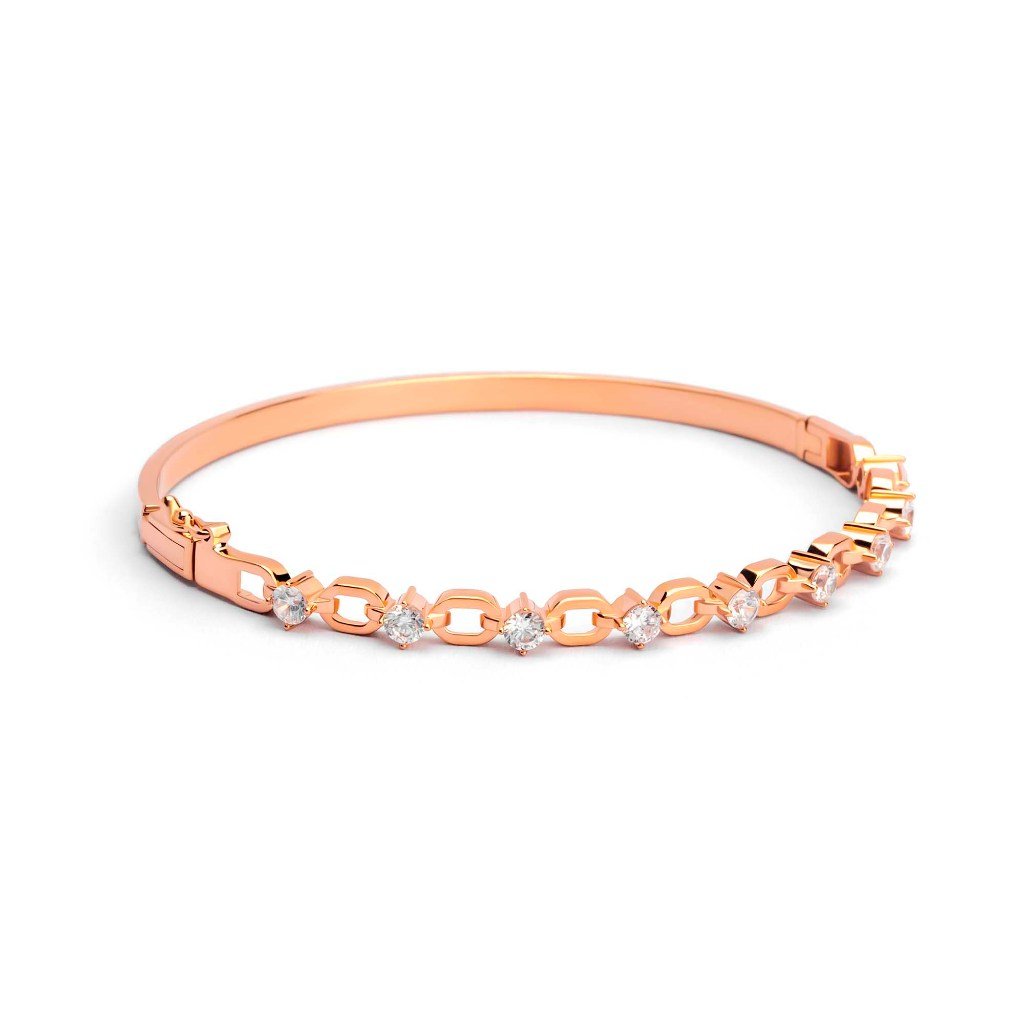 Gelang Emas 7k - Nyla Gold Bangle - Alaina Collection - Juene Jewelry - Juene