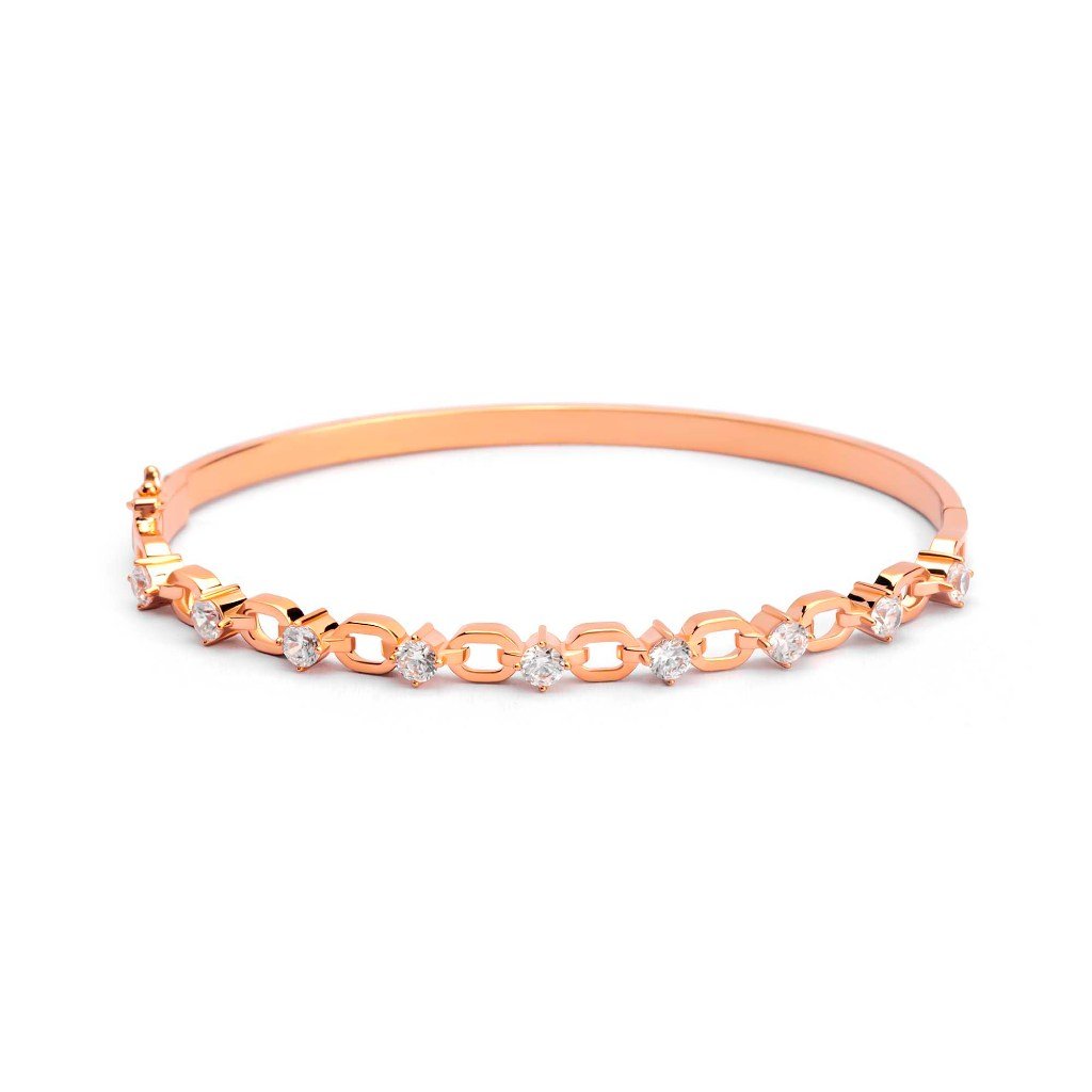 Gelang Emas 7k - Nyla Gold Bangle - Alaina Collection - Juene Jewelry - Juene