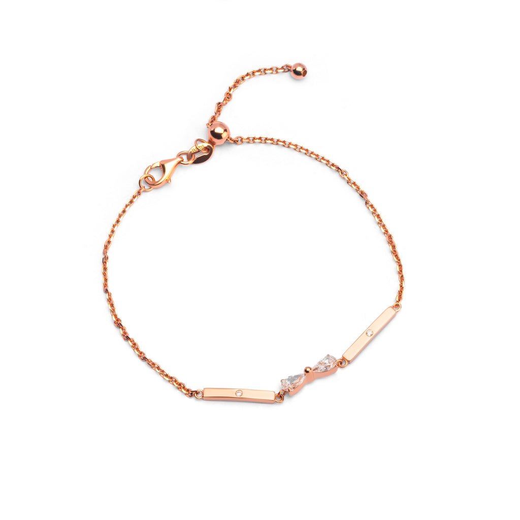 Gelang Emas 7k - Peppy Gold Bracelet - Adorn Collection - Juene Jewelry - Juene