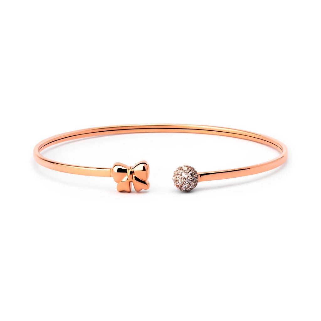 Gelang Emas 7k - Riana Gold Bangle - Bubbly Collection - Juene Jewelry - Juene