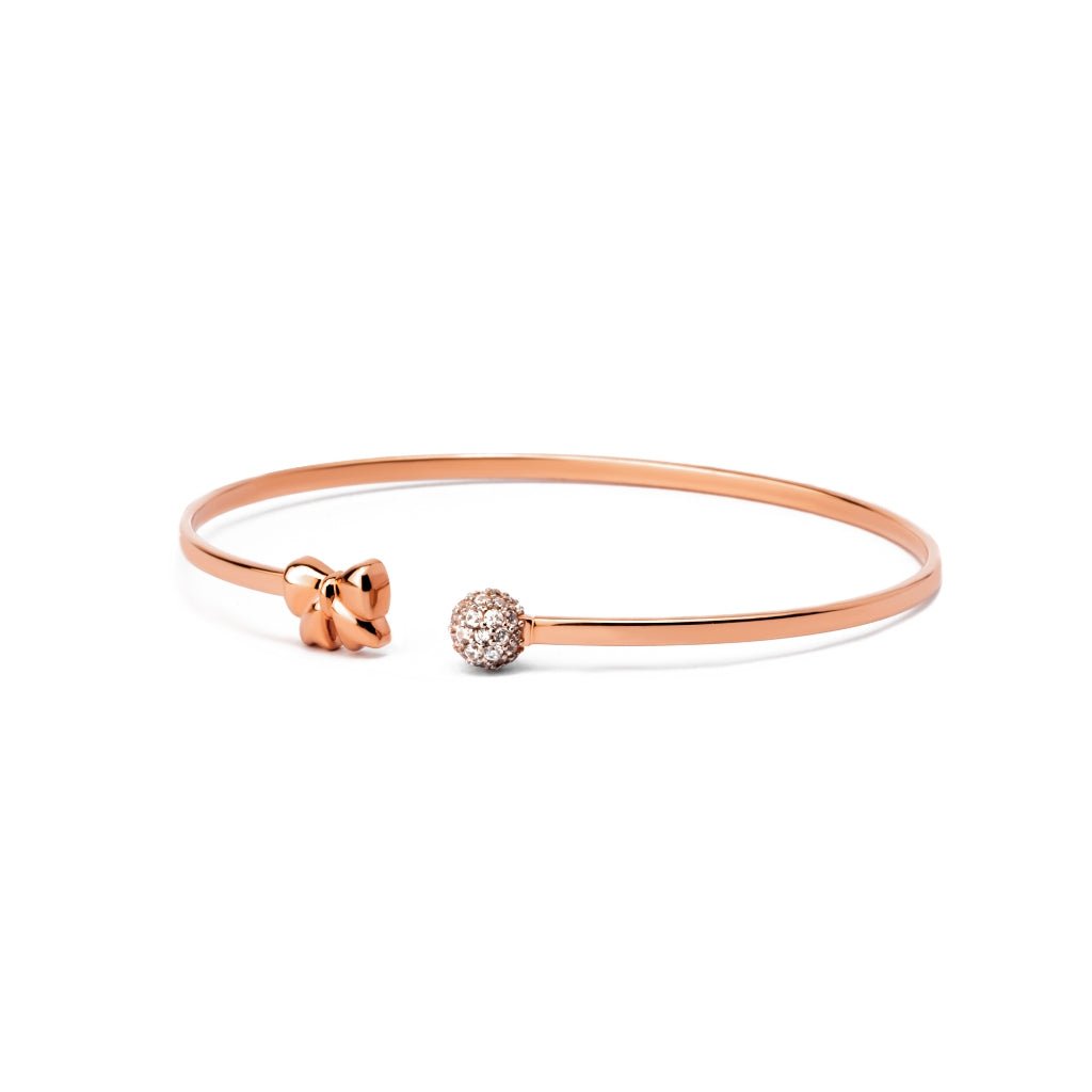 Gelang Emas 7k - Riana Gold Bangle - Bubbly Collection - Juene Jewelry - Juene