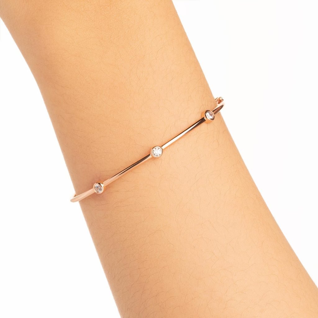 Gelang Emas 7k - Risca Gold Bangle - Adorn 03 Collection - Juene Jewelry - Juene