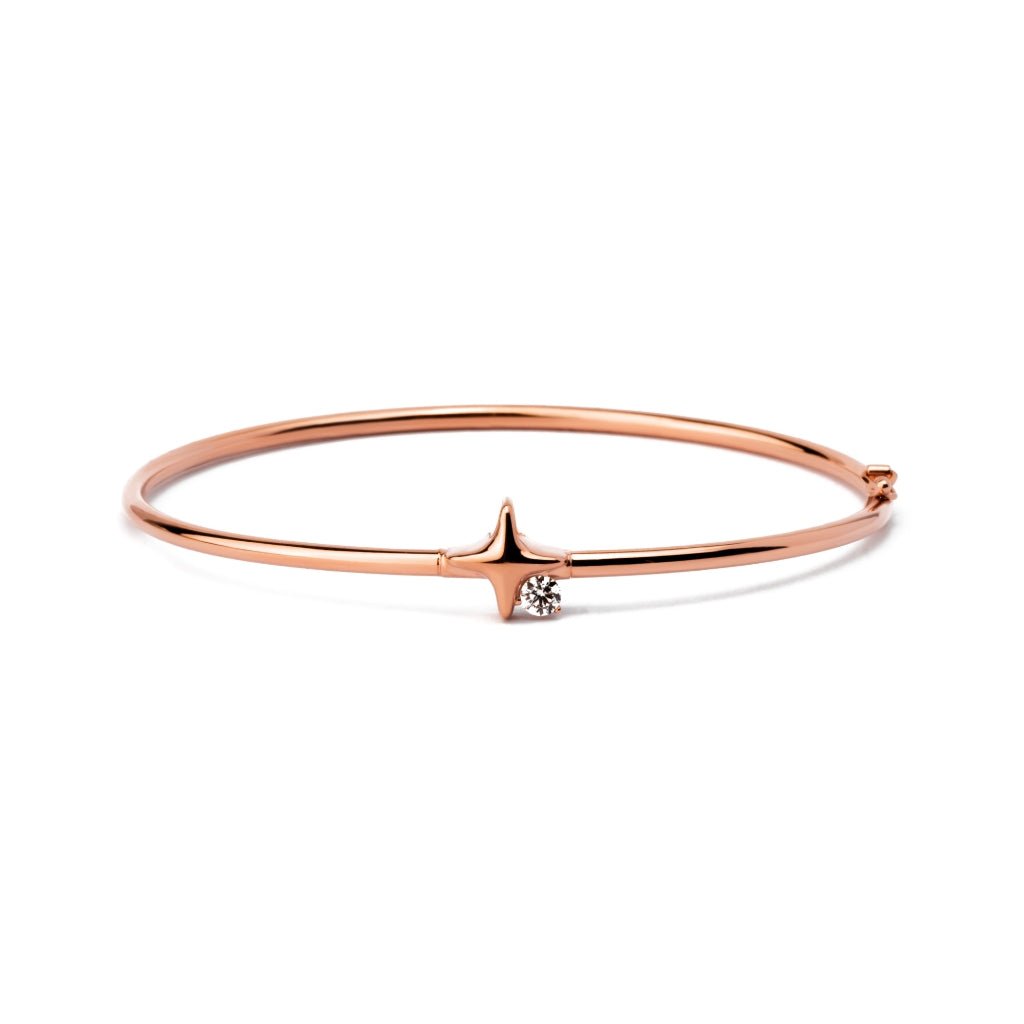 Gelang Emas 7k - Shine Gold Bangle - Bubbly Collection - Juene Jewelry - Juene