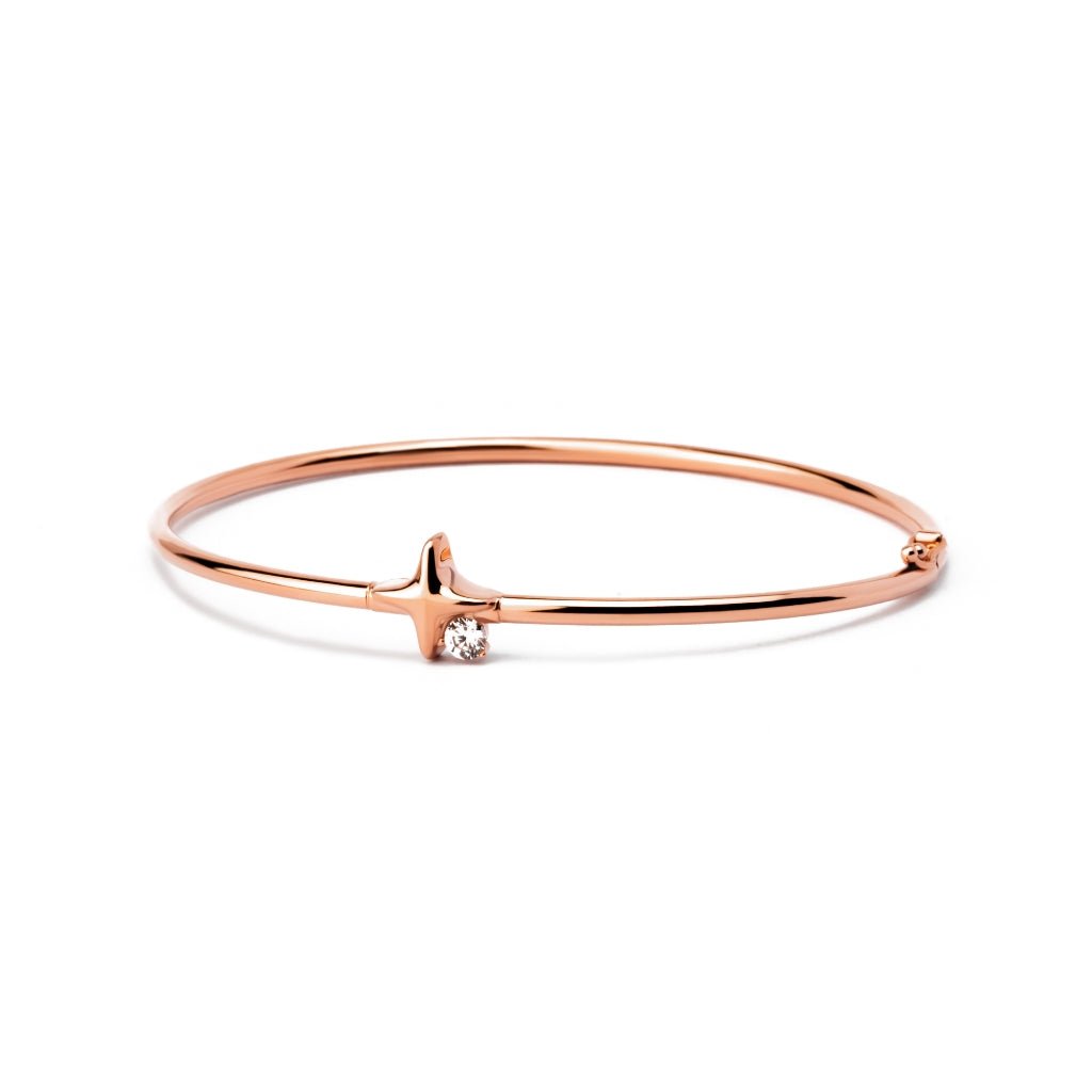 Gelang Emas 7k - Shine Gold Bangle - Bubbly Collection - Juene Jewelry - Juene