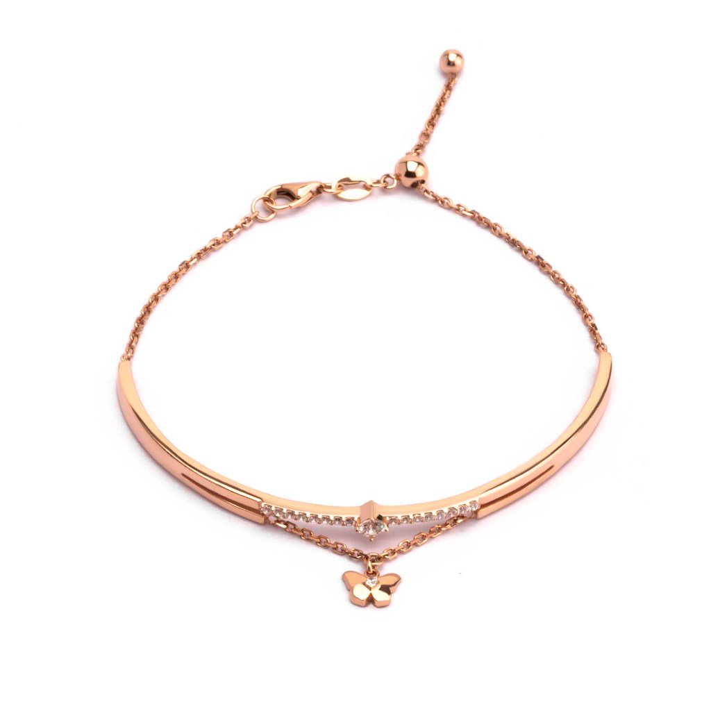 Gelang Emas 7k - Sophie Gold Bracelet - Adorn Collection - Juene Jewelry - Juene
