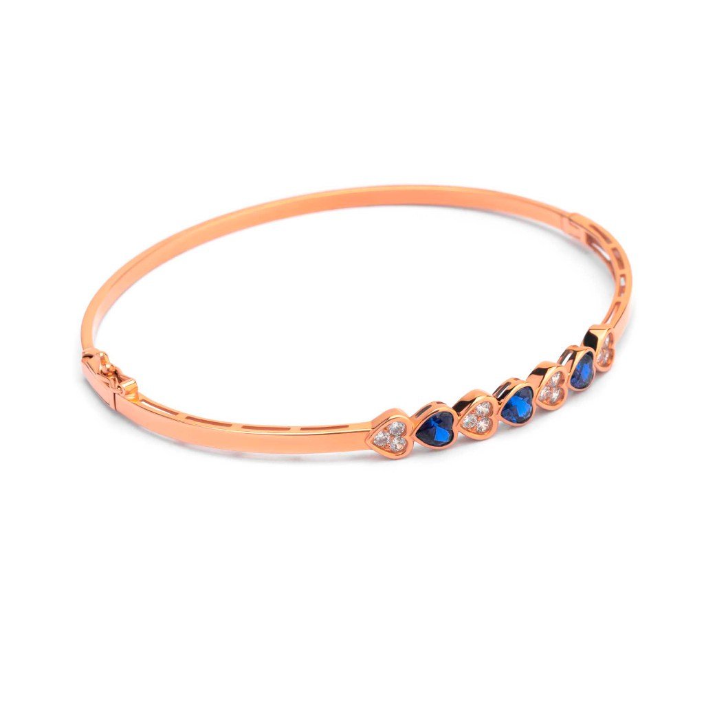 Gelang Emas 7k - Syani Gold Bangle - Moonveil Collection - Juene Jewelry - Juene
