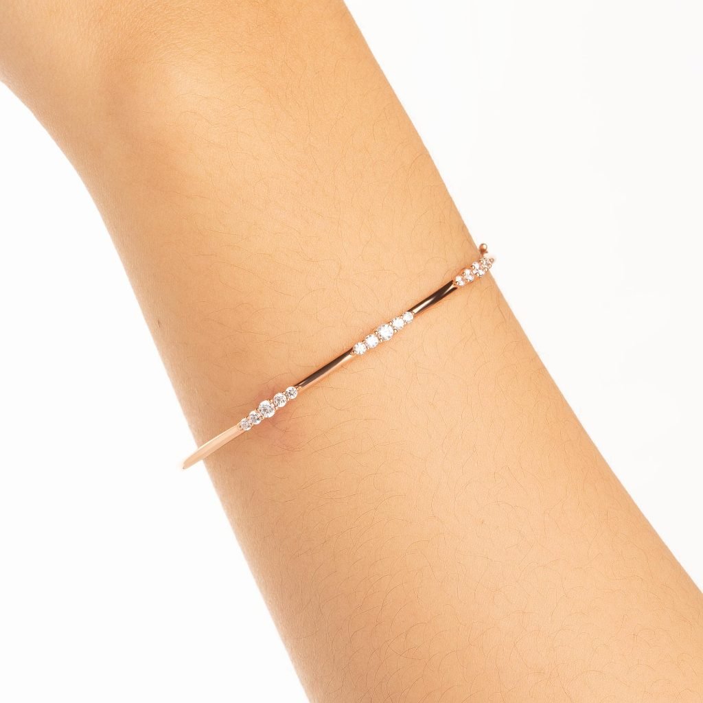 Gelang Emas 7k - Tari Gold Bangle - Adorn 03 Collection - Juene Jewelry - Juene