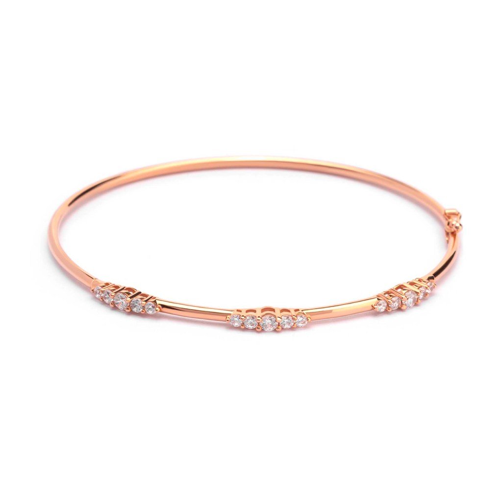 Gelang Emas 7k - Tari Gold Bangle - Adorn 03 Collection - Juene Jewelry - Juene