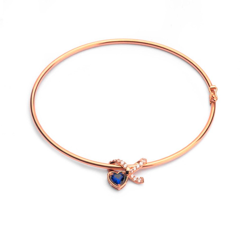 Gelang Emas 7k - Tera Gold Bangle - Moonveil Collection - Juene Jewelry - Juene